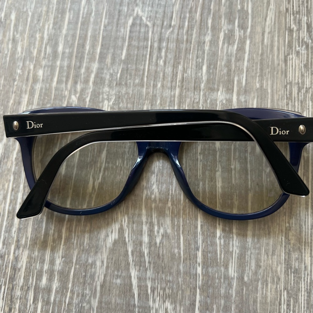 Dior Black and Blue glasses